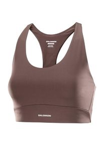 Sport-BH Salomon SHKout Core Bra Damen (Gr L |braun)