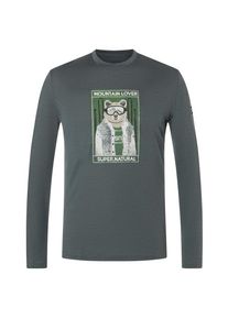Longsleeve super.natural Bearski L/S Herren (Gr S |grau)