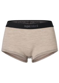 Kurze Unterhose super.natural Tundra 175 Boyfriend Hipster Damen (Gr S |beige)