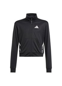 Adidas Train Essentials Game & Go Full Zip Crew Pullover Kinder (Gr 164 |schwarz)