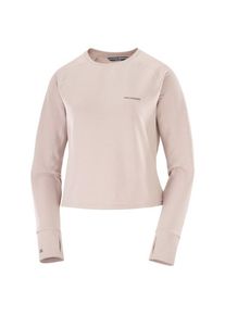 Fleecepullover Salomon Essential Lightwarm CN Damen (Gr L |rosa)