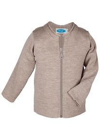 Reiff Jacke Elina Merinojacke Kinder (Gr&ouml;&szlig;e 74/80 |braun/grau)