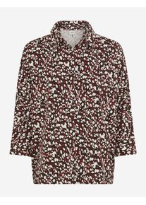 Brax Damen Bluse Style CELIA M mulberry, dunkelrot, Gr. 44