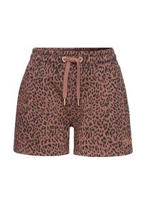 Buffalo Sweatshorts 'BuffaloRetroRoar152' mehrfarbig Gr. 32/34 für Damen. Mit Logostickerei. Bequem. Nachhaltig.