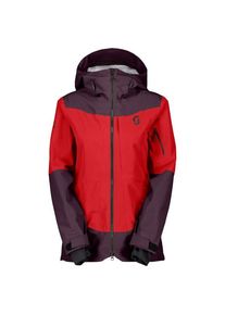 Scott Jacket Vertic Ripstop 3L Skijacke Women (Gr XS |rot |wasserdicht)
