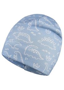 Sterntaler Beanie Saurier Mütze Kinder (Gr 47 cm |grau)