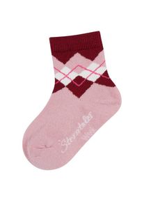 Sterntaler Socken Wolle Karo Multifunktionssocken Kinder Alltag (Gr 15-16 |rosa)