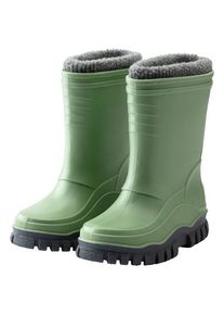 Sterntaler Gummistiefel mit Innenschuh Kinder (Gr 23 |grün/oliv |wasserdicht)