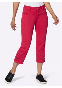 Casual Looks Damen 5-Pocket-Jeans, lila, Gr. 38, unifarben, 98% Baumwolle, 2% Elasthan, Jeans