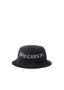 J.W.Anderson Caps & Mützen - Logo Bucket Hat - Nylon - Black - Gr. S/M - in Schwarz - für Damen
