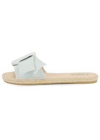 Espadrij Plage Bow Jeans Sandalen Damen (Gr 41 |beige)