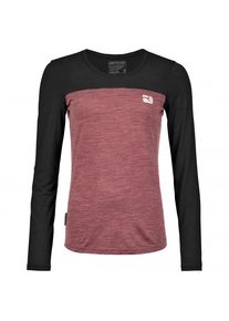 Ortovox 150 Cool Logo L/S Merinoshirt Damen (Gr XS |schwarz)