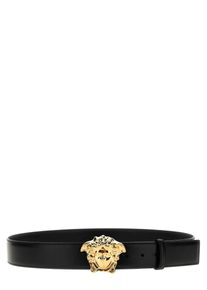 Versace Gürtel - 'La Medusa' Belt - Gr. 105 - in Schwarz - für Damen