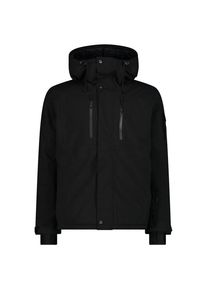 Skijacke CMP Jacket Fix Hood 34W3917 Herren (Gr 58 |schwarz |wasserdicht)