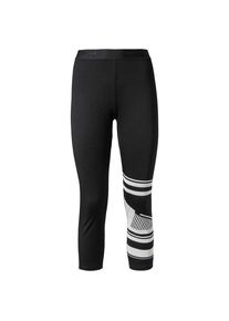 Vaude Monviso Wool 3/4 Tights Merinounterwäsche Damen (Gr 34 |schwarz)