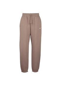 Trainingshose Nike SW Phoenix Fleece High-Waist OS Sweatpants Damen (Gr XL |braun)