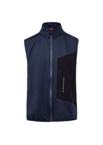 The Mountain Studio Techno Grid Fleece Vest Fleeceweste Herren (Gr S |blau)