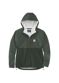 Carhartt Relaxed Fit Packable Jacket Windjacke Herren (Gr XXL |oliv/grau |wasserdicht)