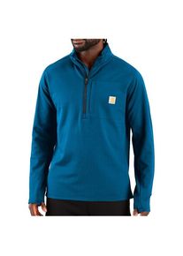 Longsleeve Carhartt Mock Neck Half-Zip T-Shirt Herren (Gr S |blau)