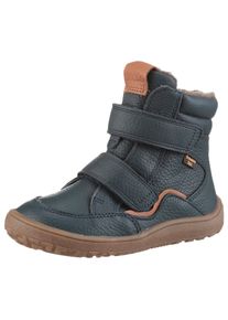 froddo Kinder Barfußschuh "BAREFOOT TEX WINTER", Gr. 29, blau, Leder, casual, Schuhe, Klettschuh, Winterstiefel mit TEX-Membrane