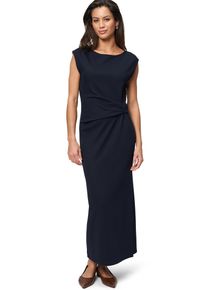 Zero Damen Jerseykleid "Zero Jerseykleid mit Schnalle", lila, casual, Gr. 38, unifarben, Jersey, Obermaterial: 76% Polyester, 22% Viskose, 2%