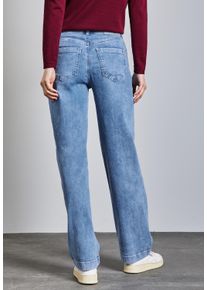 Street One Damen Comfort-fit-Jeans, blau, casual, Gr. 30, unifarben, Web, Jeans, 89% Baumwolle, 8% Polyester, 3% Elasthan, Jeans, aus Baumwolle mit