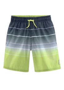 Bench. Kinder Badeshorts "Sunset Kids", grau, Gr. 170, bedruckt, Farbverlauf, Polyester, Badehosen, mit Farbverlauf