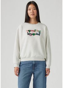 Levi's LEVI'S Damen Sweatshirt "GR EVERYDAY CREW"crew coloring book f, casual, Gr. XL, bedruckt, Sweatware, Obermaterial: 58% Baumwolle, 42% Polyester,