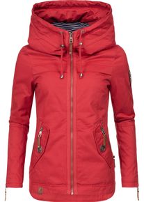 Navahoo Damen Outdoorjacke "Wekoo", rot, modisch, Gr. S, Oberstoff: 100% Baumwolle, Futter: 100% Polyester, Ärmelfutter: 100% Polyester, Jacken,