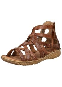 Josef Seibel Damen Schaftsandalette "Josef Seibel Sandalen Leder", Gr. 36, braun, Leder, casual, Schuhe