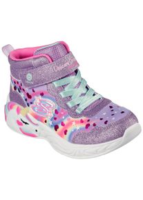 Skechers Kinder Sneaker "UNICORN DREAMS", Gr. 35, lila, Synthetik, Textil, kontrastfarbene Details, Glitzer, sportlich, Schuhe, mit Blinkfunktion zum