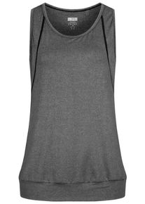 LPO Damen Funktionsshirt "NAKINA TOP WOMEN", grau, casual, Gr. 42, 94% Polyester; 6% Elasthan, Shirts, Funktionsshirt mit V-Ausschnitt