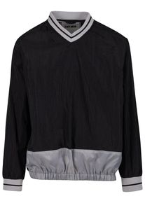 DEF Herren Rundhalspullover "DEF Herren Huddle Crewneck", schwarz, casual, Gr. S, mehrfarbig, 100% Polyamid, Pullover