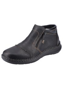 Rieker Herren Winterboots, Gr. 45, schwarz, Leder, Lederimitat, sportlich, Schuhe, mit TEX Membran