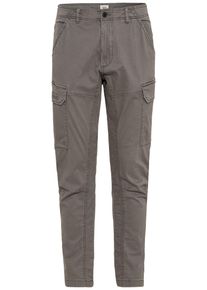 Camel Active Herren Cargohose, grau, casual, Gr. 34, Twill, Stoff, Obermaterial: 98% Baumwolle, 2% Elasthan, Hosen, mit seitlichen Taschen und Stretch