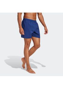 Herren Badeshorts "SOLID CLX SHORTLENGTH", blau, sportlich, Gr. S, adidas Performance, Gewirkt, Obermaterial: 100% Polyester, Badehosen