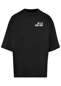 Merchcode Herren T-Shirt "Merchcode Herren Book Comic Huge Tee", schwarz, casual, Gr. M, bedruckt, 100% Baumwolle, Shirts