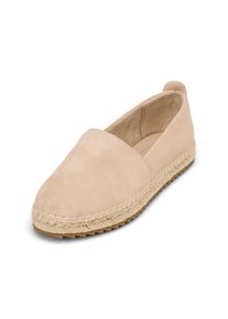 Marc O'Polo MARC O'POLO Damen Espadrille "aus Suede-Ziegenleder", Gr. 40, beige, Obermaterial: 100% Leder (Ziege), unifarben, Schuhe