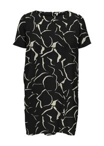 Only CARMAKOMA Damen Sommerkleid "CARLUX SS TUNIC DRESS WVN NOOS", schwarz, modisch, Gr. 42, gemustert, Web, Obermaterial: 97% Polyester, 3%
