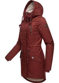 Ragwear Damen Wintermantel "Elsie Melange", rot, casual, Gr. XXXL, Obermaterial: 100% Polyester, Innenfutter: 100% Polyester, Wattierung: 100%