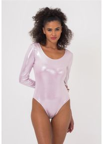 FRESHLIONS Damen Body "Stass", Gr. M, pink, 95% Polyester, 5% Elasthan, unifarben, Bodies, im funkelnden Design