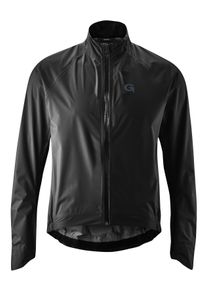 Gonso Herren Fahrradjacke "SAVE JACKET ROAD M", schwarz, Gr. M, 100% Polyester, Jacken, Herren Radjacke, wasserdichte Rennrad-Regenjacke mit