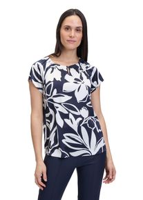 Betty Barclay Damen Schlupfbluse "Betty Barclay Casual-Bluse mit Muster", blau, modisch, Gr. 42, Obermaterial: 97% Polyester, 03% Elasthan., Blusen