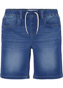 name it Jungen Shorts "NKMRYAN JOGGER DNM L SHOR", blau, modisch, Gr. 116, Denim/Jeans, Obermaterial: 70% Baumwolle, 27% Polyester, 3% Elasthan, Hosen