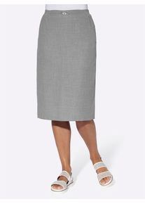 Classic Basics Damen Schlupfrock, grau, Gr. 40, meliert, 100% Polyester, Röcke