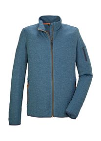 Killtec Herren Strickjacke "KOS 91 MN FLX JCKT", blau, sportlich, Gr. L, Oberstoff: Oberseite: 100% Polyester, Rückseite: 100% Polyester, Futter: