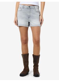 Noisy may Damen Jeansshorts "NMMONI HW DNM SHORTS AZ277LG NOOS", blau, modisch, Gr. XS, unifarben, Denim/Jeans, Obermaterial: 99% Baumwolle, 1%