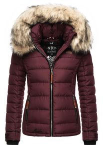 Marikoo Damen Winterjacke "Lerikaa", rot, elegant, Gr. XXL, Oberstoff: 100% Polyester, Futter: 100% Polyester, Wattierung: 100% Polyester,