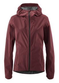 Gonso Damen Fahrradjacke "Save Jacket Trail W", rot, Gr. 42, 100% Polyester, Jacken, Damen Regenjacke wind- und wasserdicht, Radjacke mit Kapuze