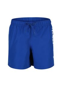 Reebok Herren Badeshorts "Yestin", blau, sportlich, Gr. XL, unifarben, bedruckt, Microfaser, Polyester, Badehosen, mit elastischem Bund und Kordelzug